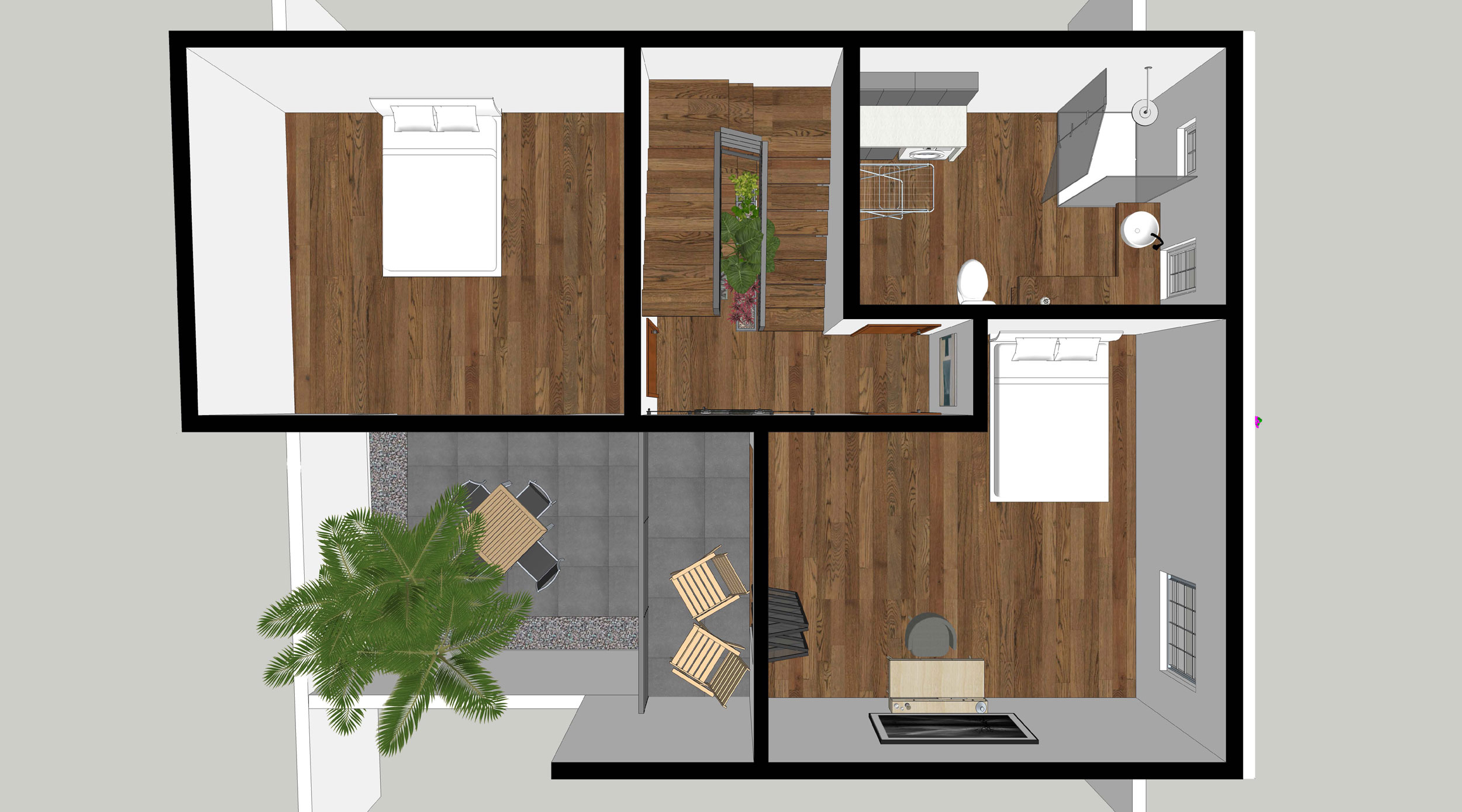Casa Murillo, Mexico City 2nd Floor Plan