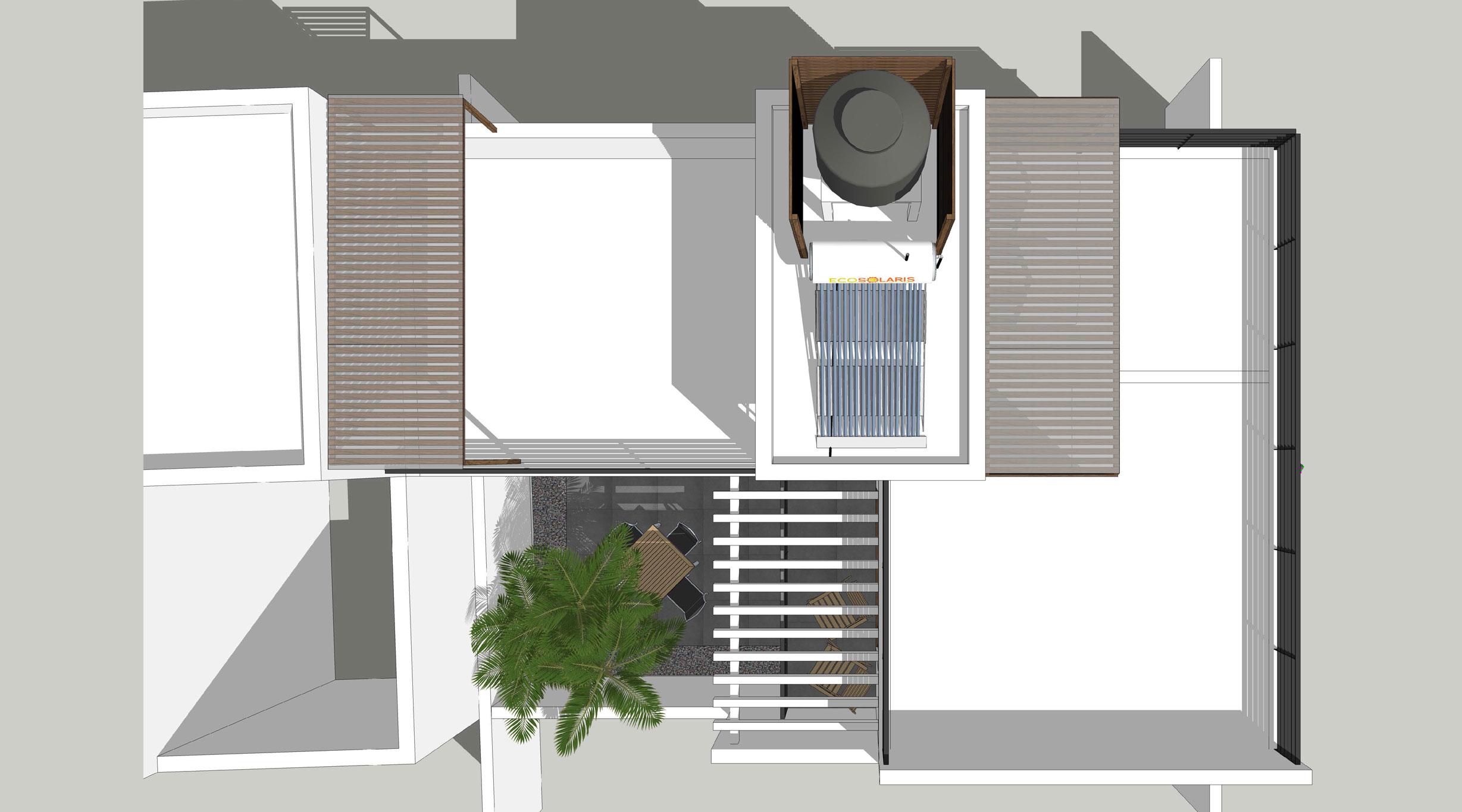 Casa Murillo, Mexico City Roof Plan